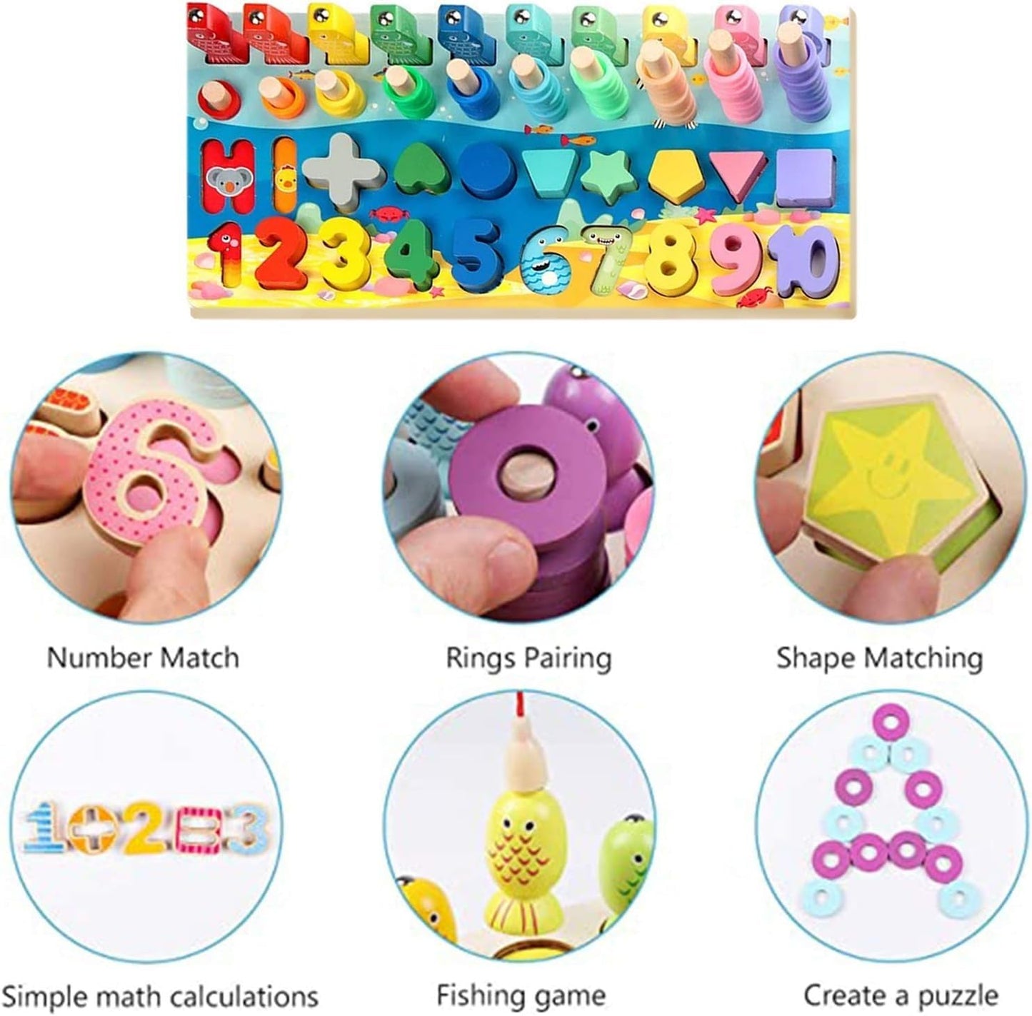 Early development of Montessori toys Montessori early education educational toys 0 baby busy board 1 1 1 2 and a half years old 3 two infants and children fine motor training teaching aids digital sha