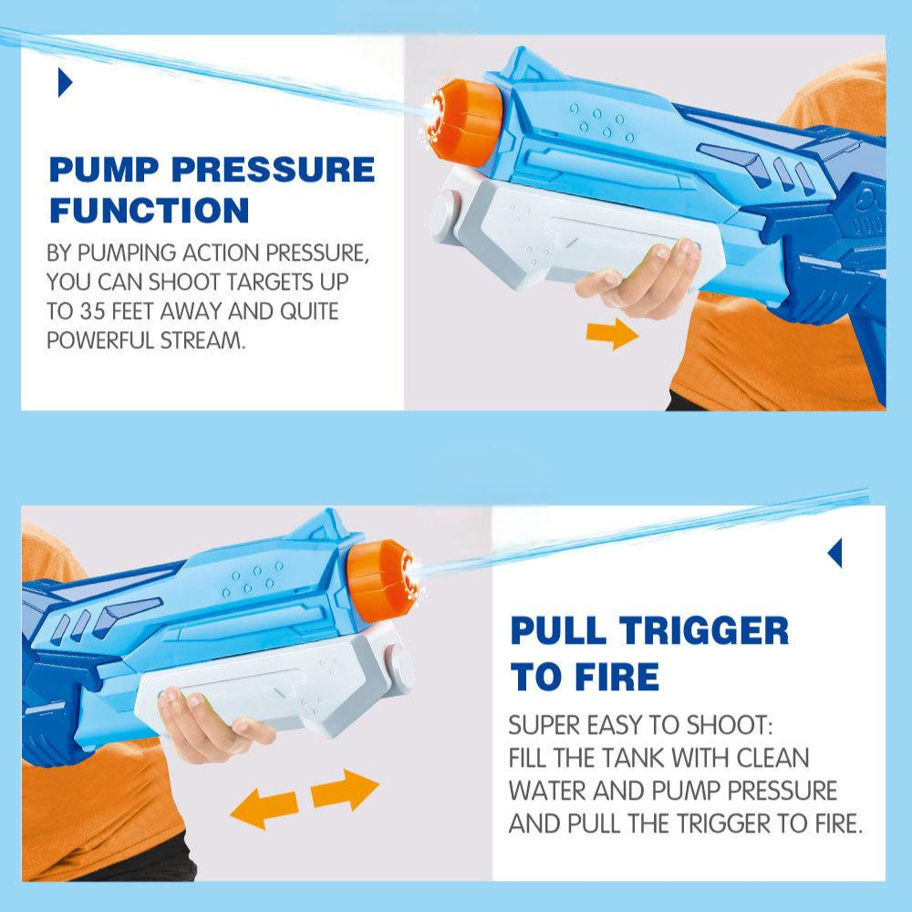 Large size and large capacity 600CC water gun | Super water spray gun long-range high-range children and adults universal summer swimming pool beach party water fighting toys water toys