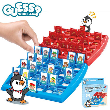 Guess Who Classic 2-Player Mystery Game – Family Board Game for Kids Ages 8+ – Develop Critical Thinking & Social Skills – Perfect for Game Nights & Party