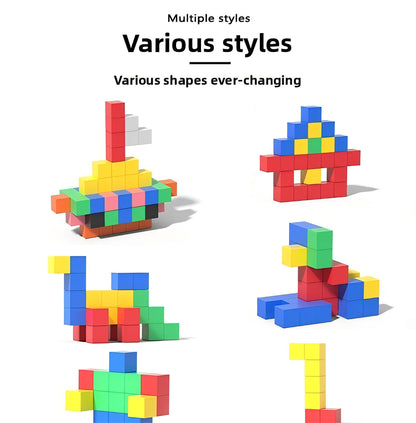 Magnetic Cube Building Blocks | Suitable for Ages 3-8, Digital + STEM Educational Construction Toy, Perfect Gift for Early Learning