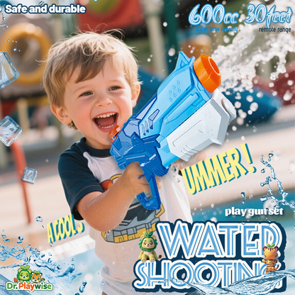 Large size and large capacity 600CC water gun | Super water spray gun long-range high-range children and adults universal summer swimming pool beach party water fighting toys water toys