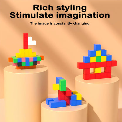 Magnetic Cube Building Blocks | Suitable for Ages 3-8, Digital + STEM Educational Construction Toy, Perfect Gift for Early Learning