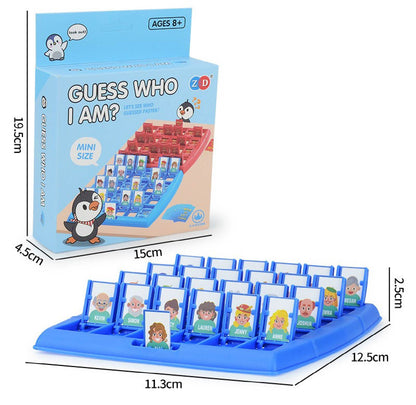 Guess Who Classic 2-Player Mystery Game – Family Board Game for Kids Ages 8+ – Develop Critical Thinking & Social Skills – Perfect for Game Nights & Party