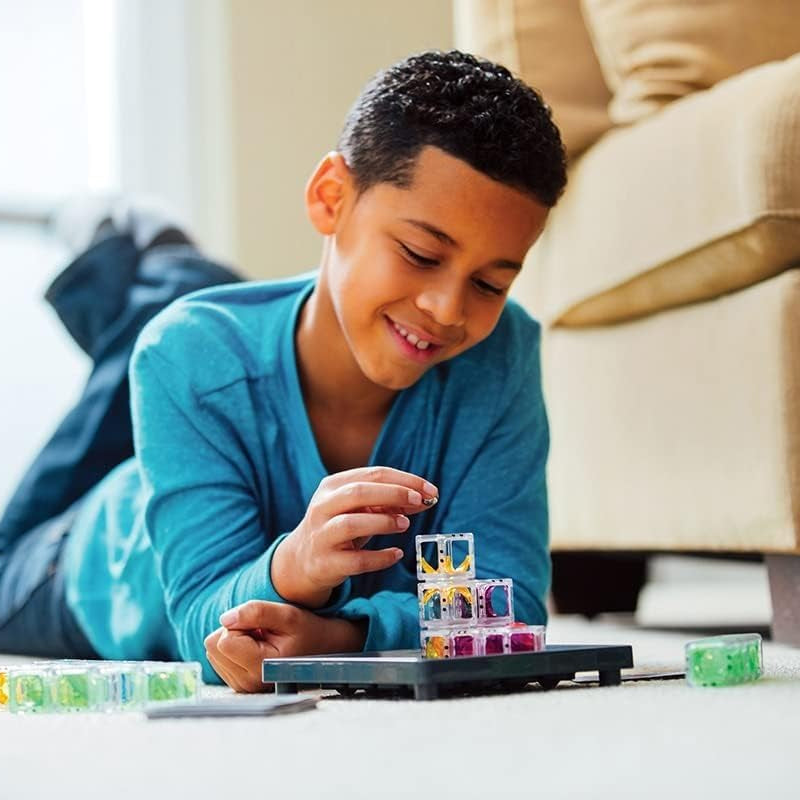Marble Run STEM Toy – Logic Puzzle Game for Kids & Adults Age 8+ – Brain Teaser Building Challenge with Falling Marbles – Educational Gift for Boys and Girls