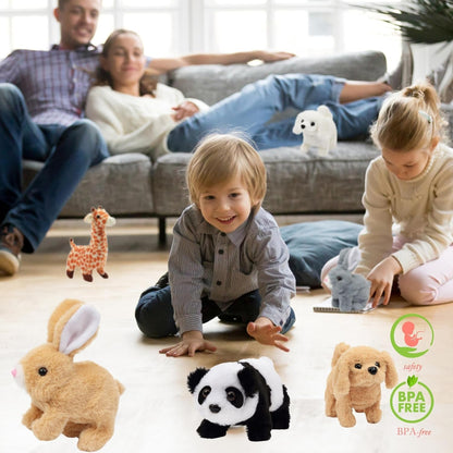 Adorable Interactive Labrador Cyber Dog! It Barks, Nods, and Walks - A Perfect Playmate for Your Child's Happy Growth!