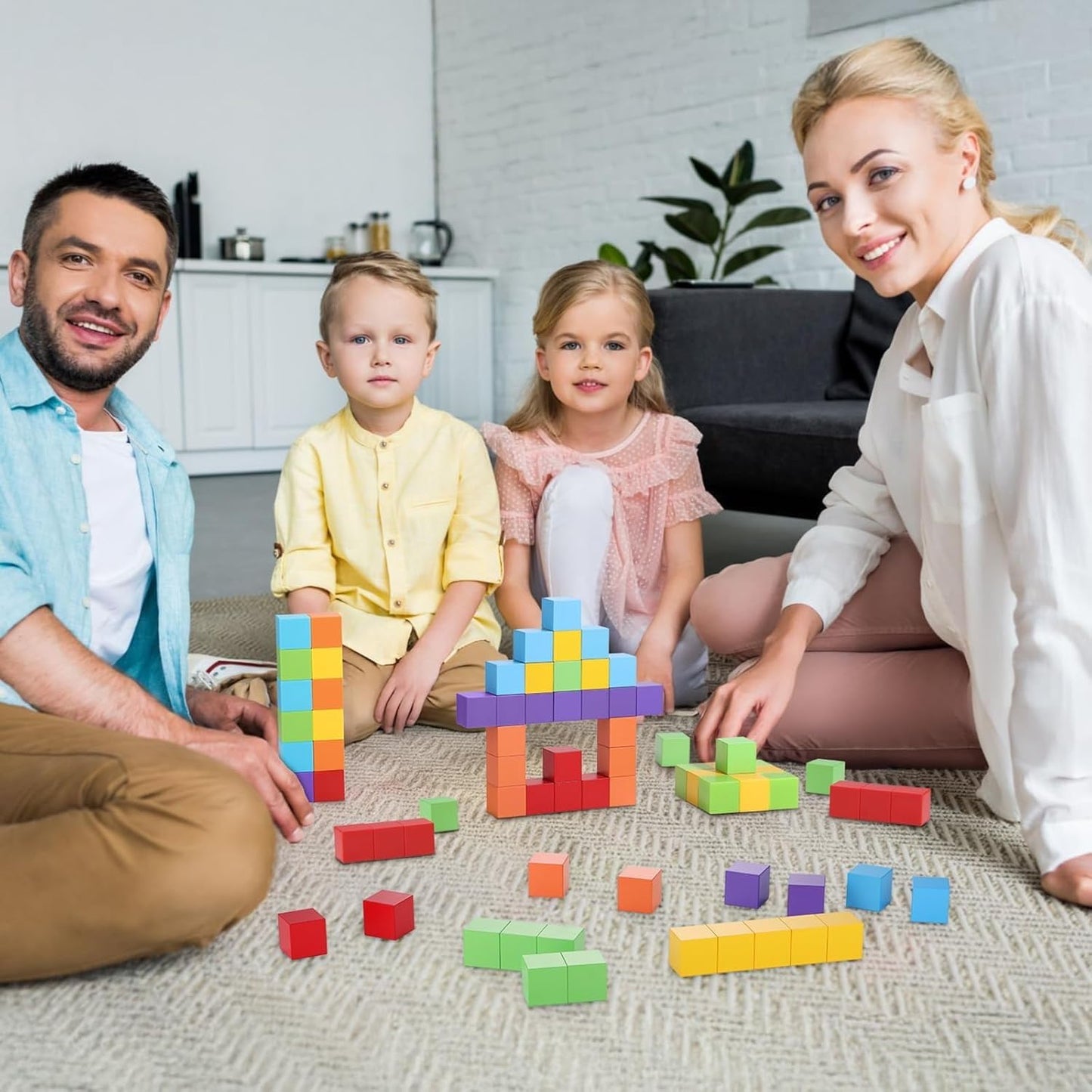 Magnetic Cube Building Blocks | Suitable for Ages 3-8, Digital + STEM Educational Construction Toy, Perfect Gift for Early Learning