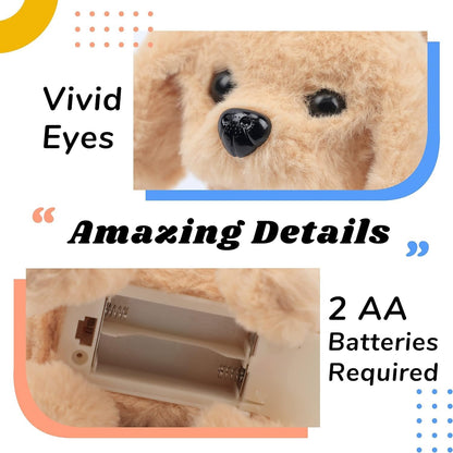 Adorable Interactive Labrador Cyber Dog! It Barks, Nods, and Walks - A Perfect Playmate for Your Child's Happy Growth!