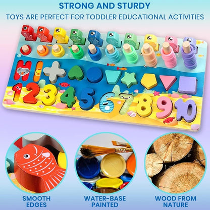 Early development of Montessori toys Montessori early education educational toys 0 baby busy board 1 1 1 2 and a half years old 3 two infants and children fine motor training teaching aids digital sha