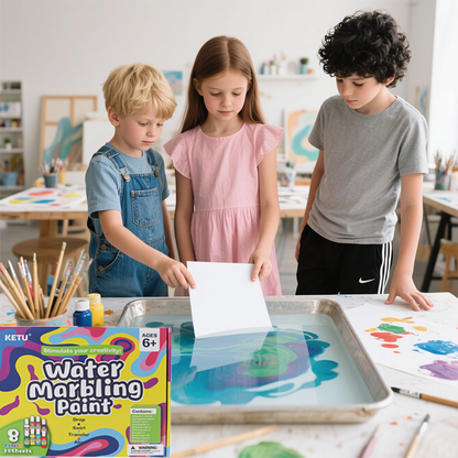 Kids 8 Color Water Painting | Arts and Crafts for Girls and Boys Craft Kit DIY Gift Box | Ideal Gift for Kids Ages 6+
