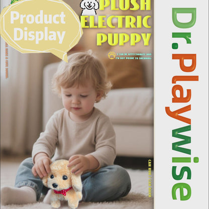 Adorable Interactive Labrador Cyber Dog! It Barks, Nods, and Walks - A Perfect Playmate for Your Child's Happy Growth!