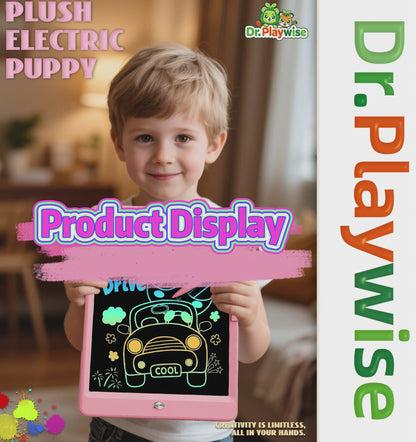 Magnetic drawing board for children（colour screen）, 10 inch LCD writing board for kids toys for 3 4 5 6 7 8 years old boys and girls, reusable graffiti board, Christmas educational toys, birthday gifts