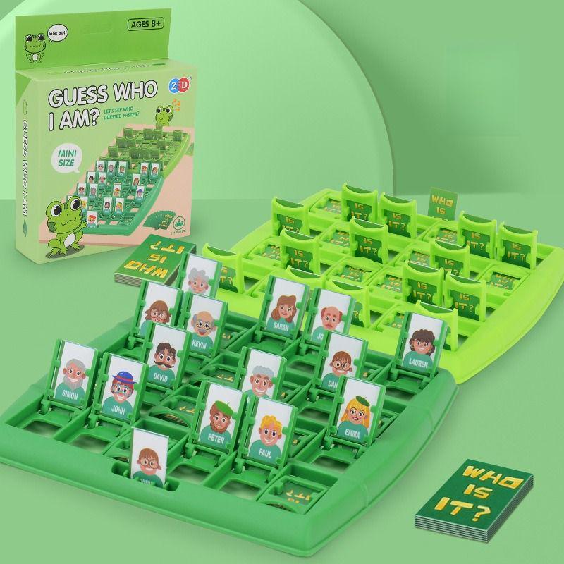 Guess Who Classic 2-Player Mystery Game – Family Board Game for Kids Ages 8+ – Develop Critical Thinking & Social Skills – Perfect for Game Nights & Party
