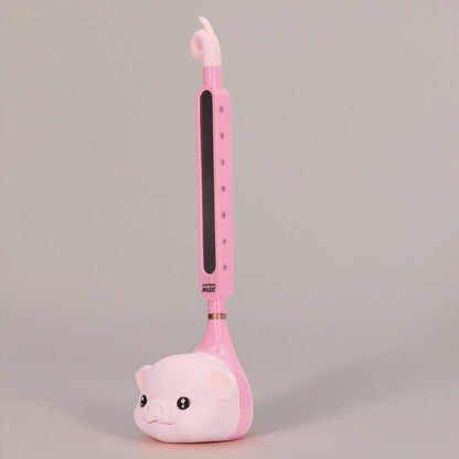 Electronic musical instruments, cartoon guitar erhu synthesizer | portable musical toys for children and adults | fun early education musical instruments (pink pig)