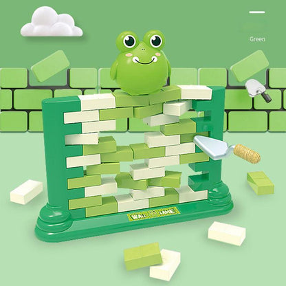 3D Ice Block Penguin Tapping Mini Game - Mini Brick Pushing Educational Toy for Kids & Adults - Family Interactive Board Game with Safe Materials