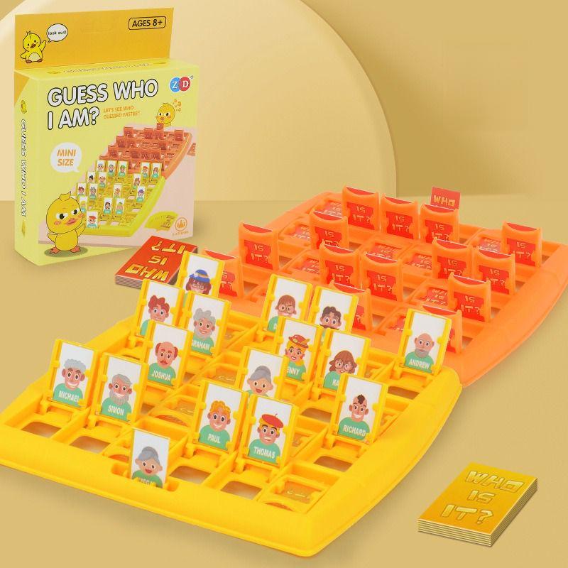 Guess Who Classic 2-Player Mystery Game – Family Board Game for Kids Ages 8+ – Develop Critical Thinking & Social Skills – Perfect for Game Nights & Party